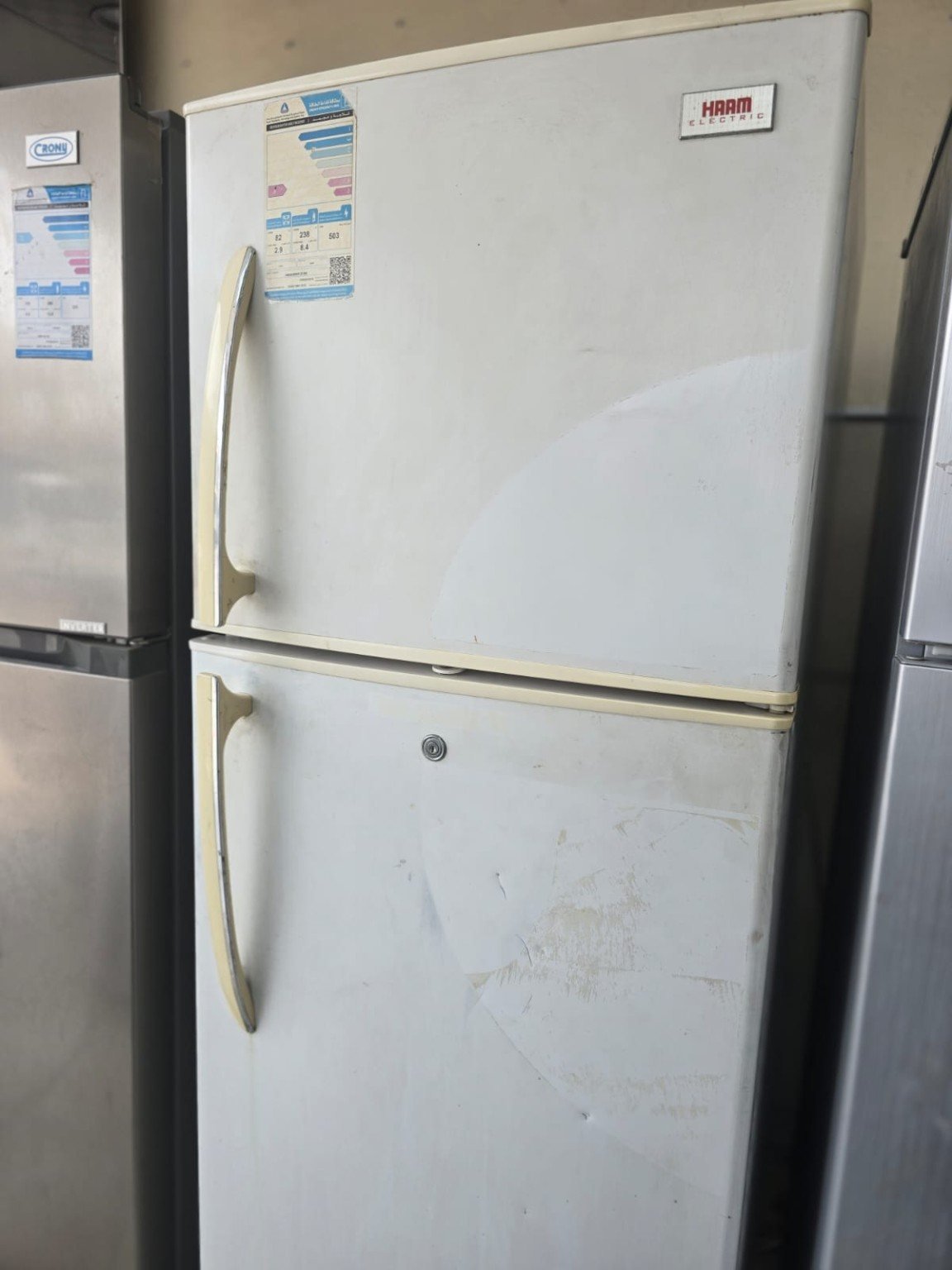 Scratched Used Refrigerator